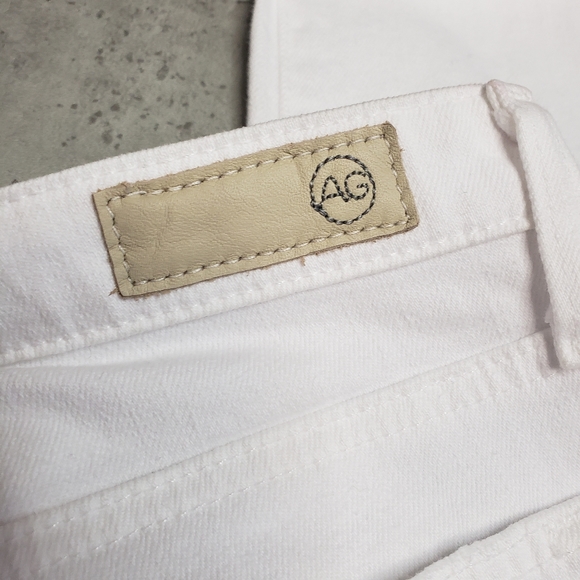 Anthropologie AG White High Rise Cropped Jeans - Picture 5 of 12